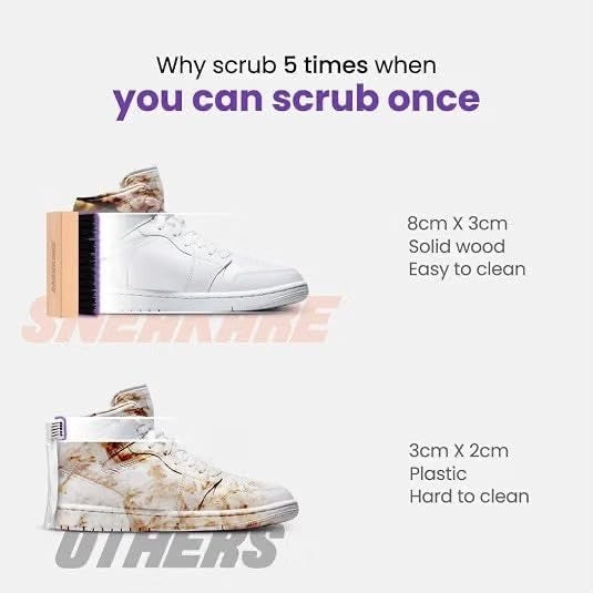 Shoe Cleaner Foam 150ml for All Types of Shoes | Sneaker Cleaning Foam for Leather, Suede, Canvas, Sports & Mesh Shoes | Dirt & Stain Removal Solution